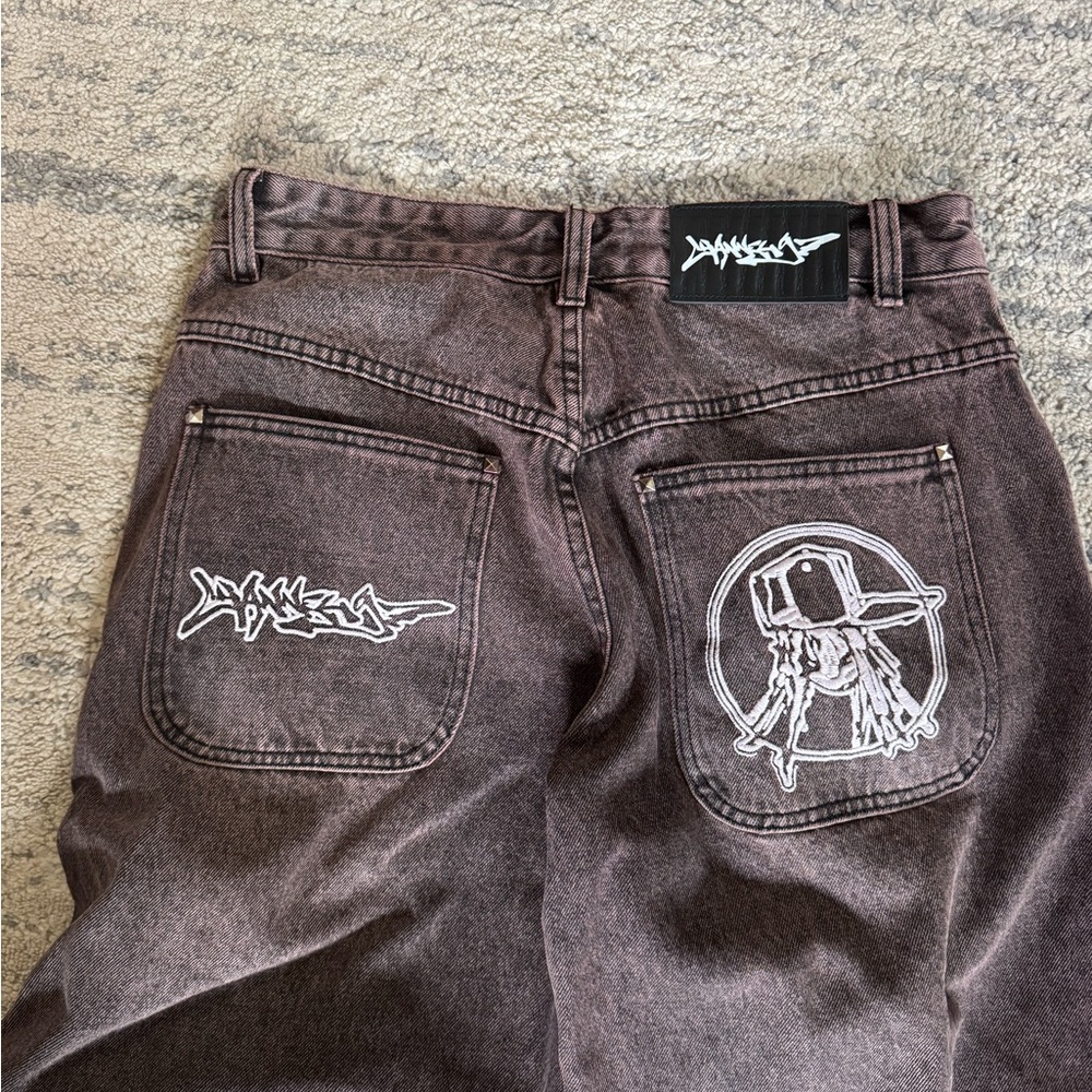 Men's Relaxed Jeans in Brown by [Brand]